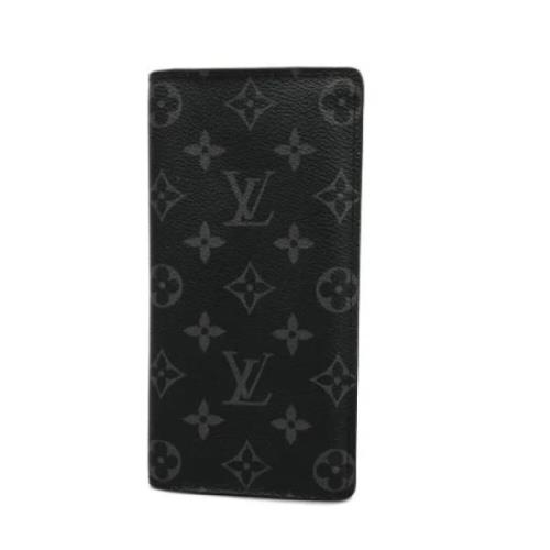 Pre-owned Fabric wallets Louis Vuitton Vintage , Black , Heren