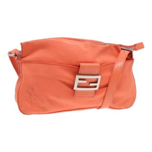 Pre-owned Nylon fendi-bags Fendi Vintage , Orange , Dames