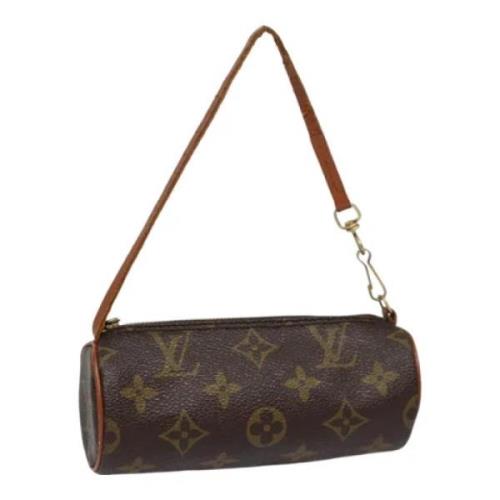 Pre-owned Canvas pouches Louis Vuitton Vintage , Brown , Dames