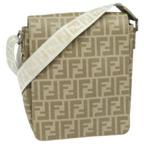 Pre-owned Canvas fendi-bags Fendi Vintage , White , Dames