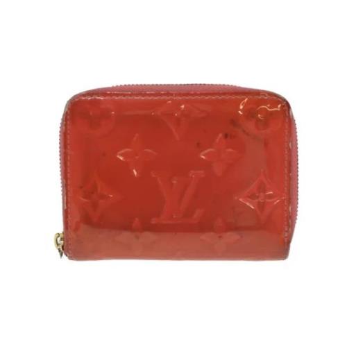 Pre-owned Canvas wallets Louis Vuitton Vintage , Red , Dames