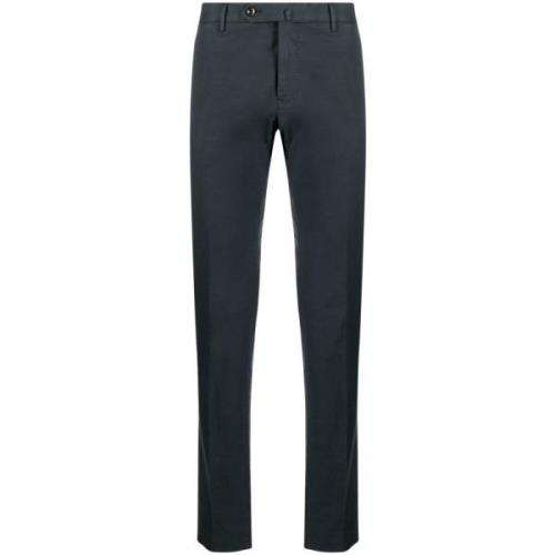 Navy Skinny Broek met Middelhoge Taille PT Torino , Blue , Heren