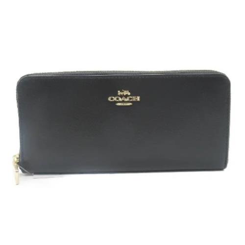 Pre-owned Leather wallets Coach Pre-owned , Black , Dames