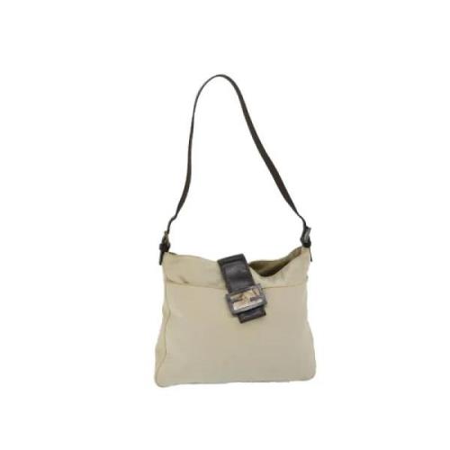 Pre-owned Canvas fendi-bags Fendi Vintage , Beige , Dames