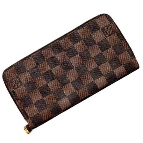 Pre-owned Canvas wallets Louis Vuitton Vintage , Brown , Dames