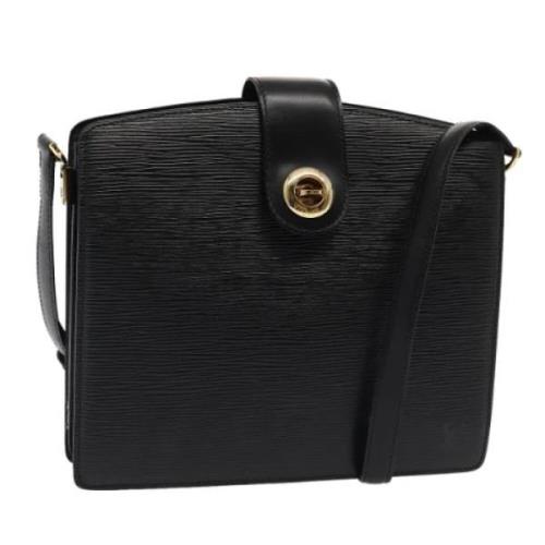 Pre-owned Leather louis-vuitton-bags Louis Vuitton Vintage , Black , D...