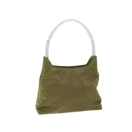 Pre-owned Nylon prada-bags Prada Vintage , Green , Dames