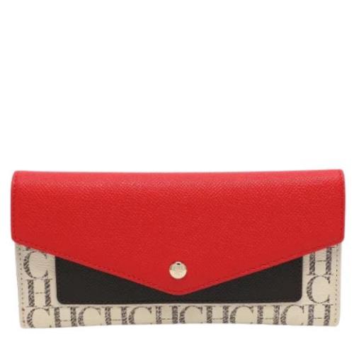 Pre-owned Coated canvas wallets Carolina Herrera Pre-owned , Multicolo...