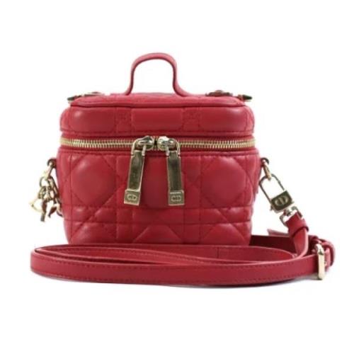 Pre-owned Leather dior-bags Dior Vintage , Red , Dames