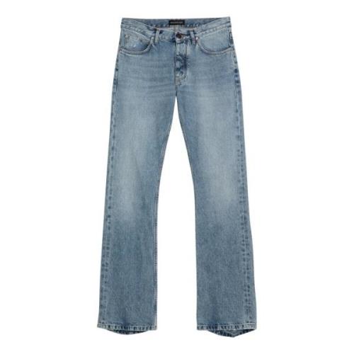 Regular Fit Denim Jeans Balenciaga , Blue , Dames