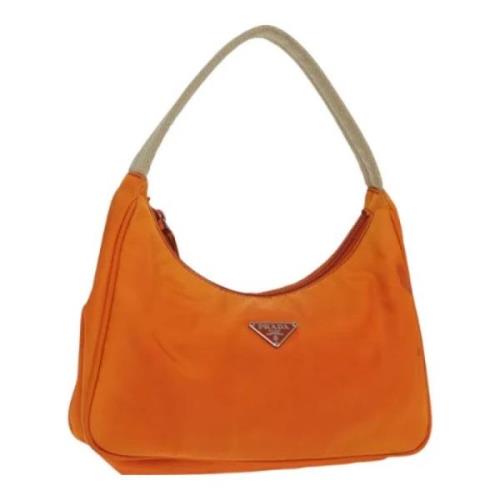 Pre-owned Nylon prada-bags Prada Vintage , Orange , Dames