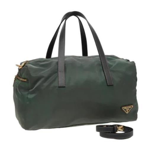 Pre-owned Nylon prada-bags Prada Vintage , Green , Dames