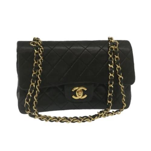 Pre-owned Leather chanel-bags Chanel Vintage , Black , Dames