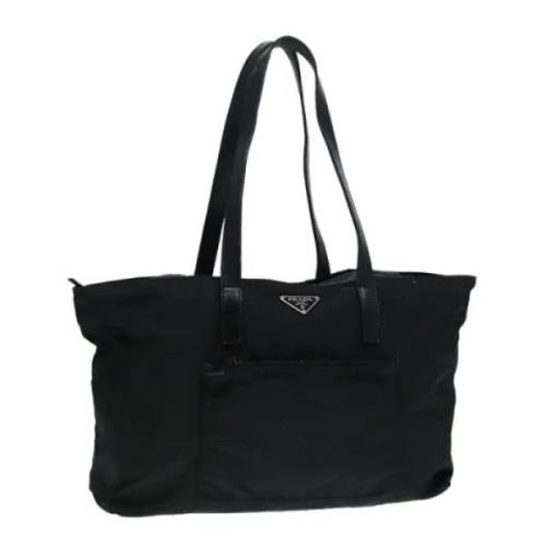 Pre-owned Nylon totes Prada Vintage , Black , Dames