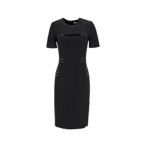 Pre-owned Wool dresses Mugler Pre-owned , Black , Dames