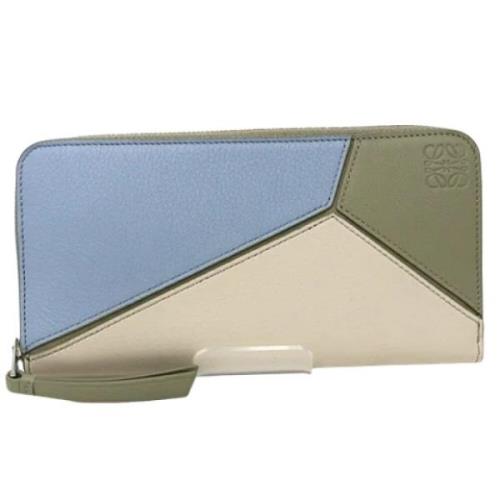 Pre-owned Fabric wallets Loewe Pre-owned , Blue , Dames