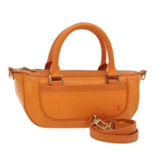 Pre-owned Leather louis-vuitton-bags Louis Vuitton Vintage , Orange , ...