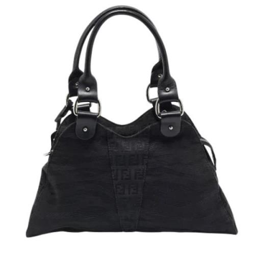 Pre-owned Fabric totes Fendi Vintage , Black , Dames