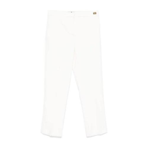 Witte Broek voor Vrouwen Elisabetta Franchi , White , Dames