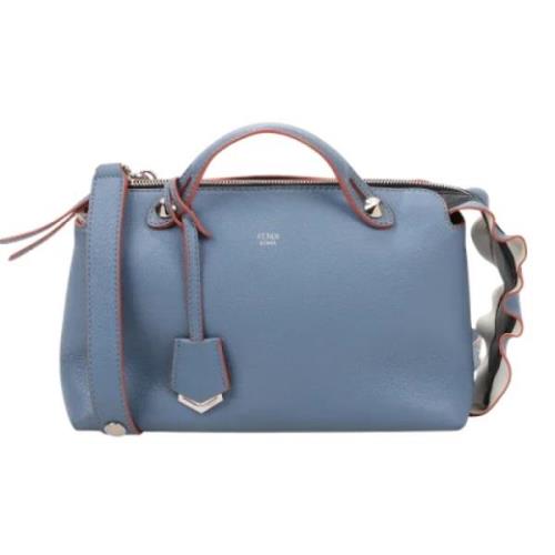 Pre-owned Leather handbags Fendi Vintage , Blue , Dames