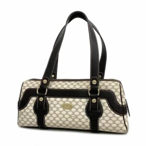 Pre-owned Fabric celine-bags Celine Vintage , White , Dames