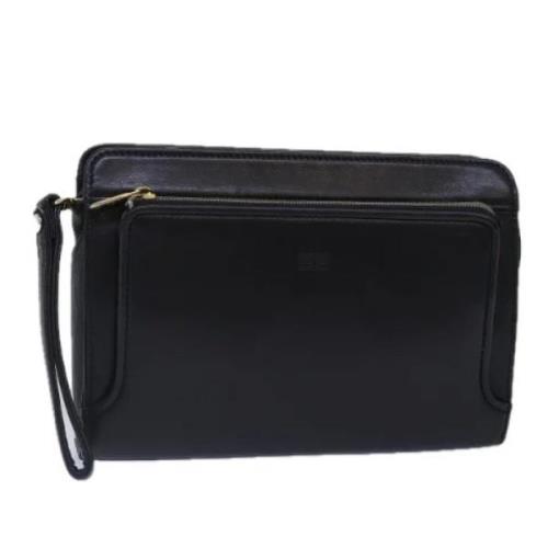 Pre-owned Leather clutches Balenciaga Vintage , Black , Dames