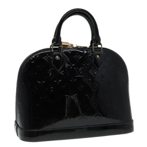 Pre-owned Leather handbags Louis Vuitton Vintage , Black , Dames