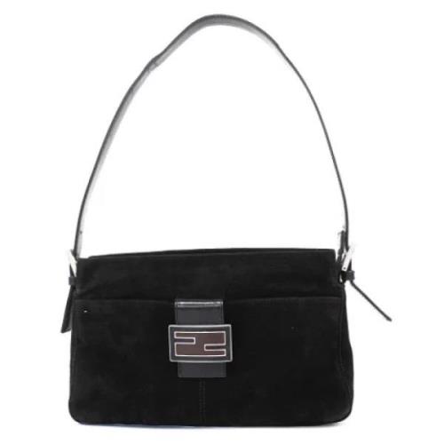 Pre-owned Suede fendi-bags Fendi Vintage , Black , Dames