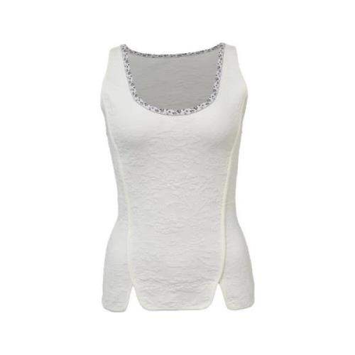 Pre-owned Fabric tops Dior Vintage , White , Dames