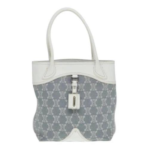 Pre-owned Canvas totes Celine Vintage , Blue , Dames