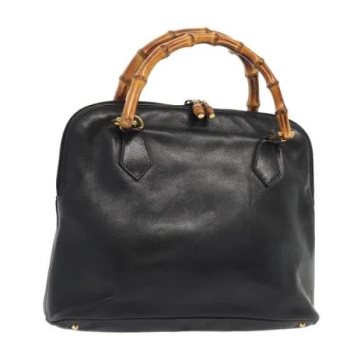 Pre-owned Leather gucci-bags Gucci Vintage , Black , Dames