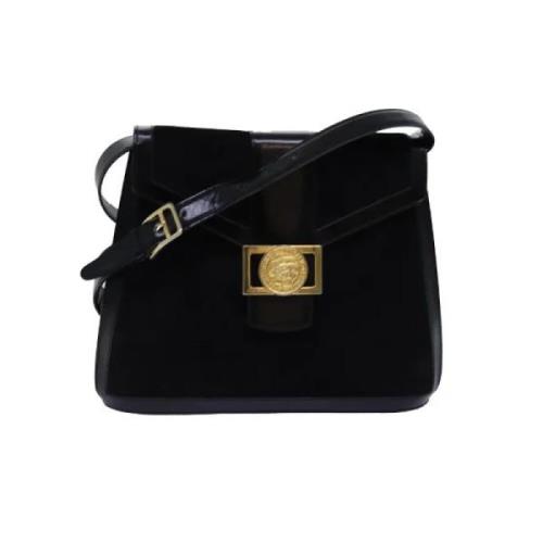 Pre-owned Suede celine-bags Celine Vintage , Black , Dames