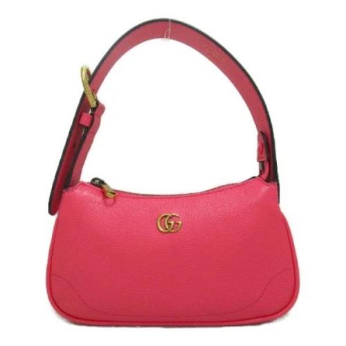 Pre-owned Leather gucci-bags Gucci Vintage , Pink , Dames