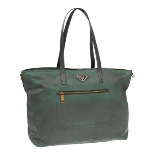 Pre-owned Nylon prada-bags Prada Vintage , Green , Dames