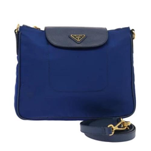 Pre-owned Nylon prada-bags Prada Vintage , Blue , Dames