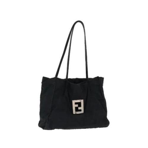 Pre-owned Canvas fendi-bags Fendi Vintage , Black , Dames