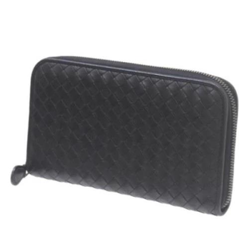 Pre-owned Fabric wallets Bottega Veneta Vintage , Black , Dames