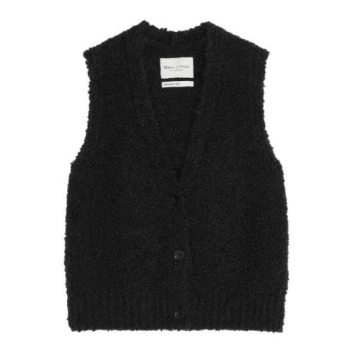 Bouclé vest slim Marc O'Polo , Gray , Dames