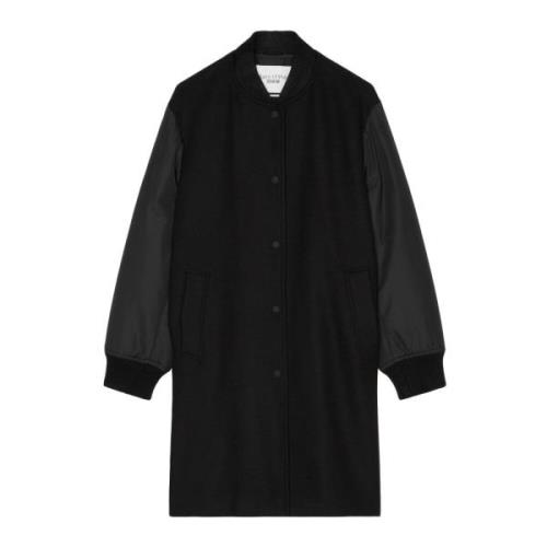 Varsity coat relaxed Marc O'Polo , Black , Dames