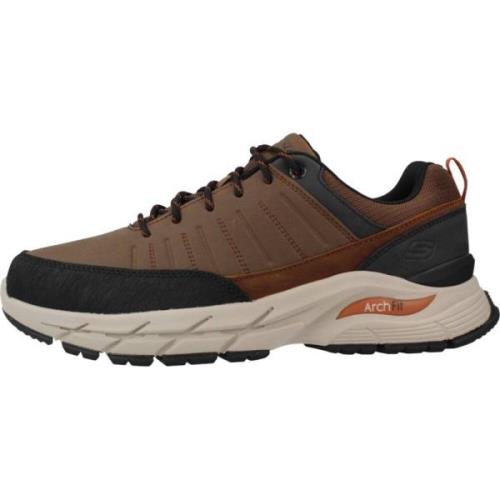 Casual Sneakers voor Mannen Skechers , Brown , Heren