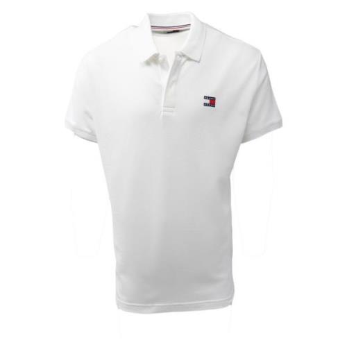 Klassieke Polo Tommy Hilfiger , White , Heren