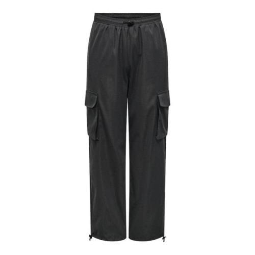 Only Ocashi Cargo Pant WVN Noos Raven | Freewear Grijs Only , Black , ...