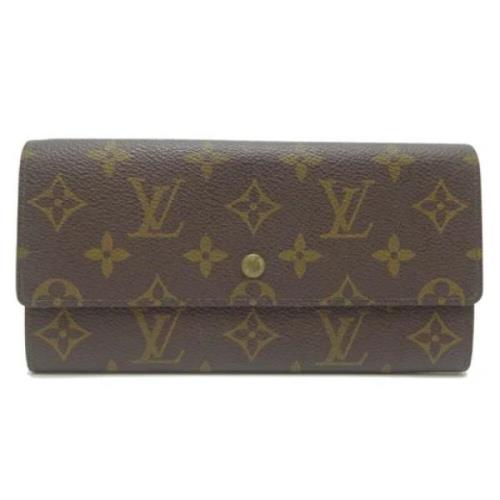 Pre-owned Fabric wallets Louis Vuitton Vintage , Brown , Dames