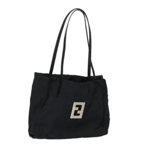 Pre-owned Canvas fendi-bags Fendi Vintage , Black , Dames