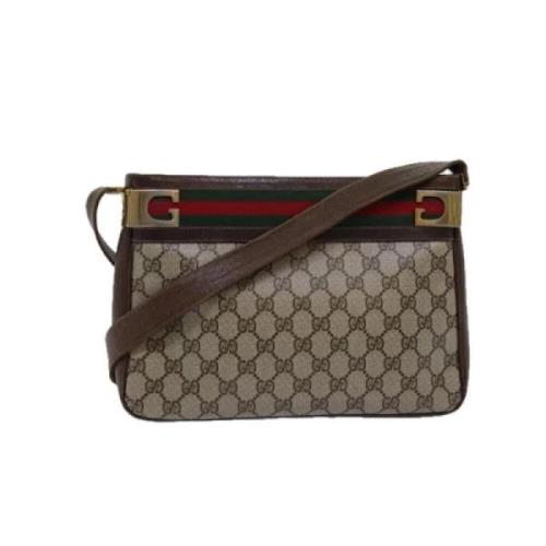 Pre-owned Plastic gucci-bags Gucci Vintage , Beige , Dames