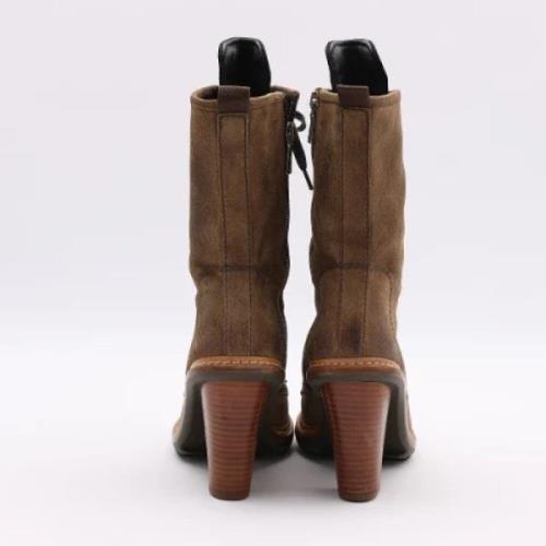 Pre-owned Suede boots Prada Vintage , Brown , Dames