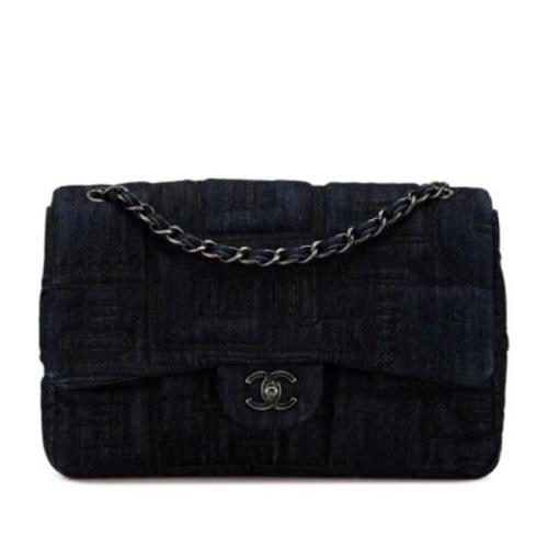 Pre-owned Denim chanel-bags Chanel Vintage , Blue , Dames