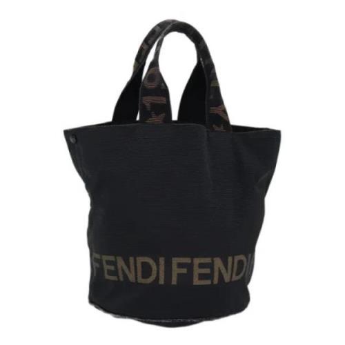 Pre-owned Nylon fendi-bags Fendi Vintage , Black , Dames