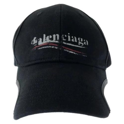 Pre-owned Cotton hats Balenciaga Vintage , Black , Dames