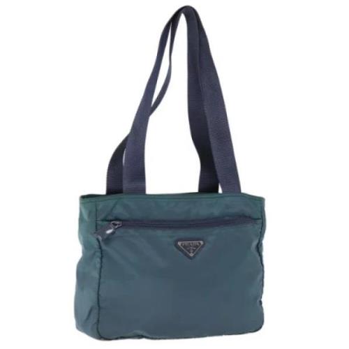 Pre-owned Nylon prada-bags Prada Vintage , Blue , Dames